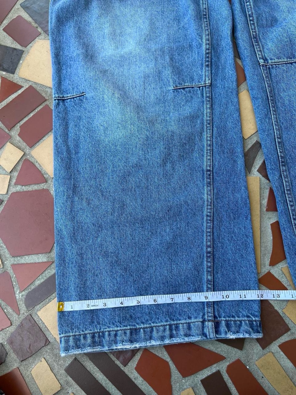 Empyre Women's Blue Wide-Leg Denim Jeans - Picture 3 of 8